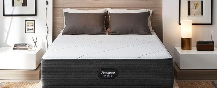Modern bedroom with premium mattress