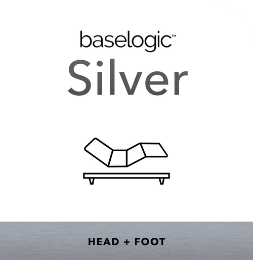 Baselogic Silver adjustable bed frame