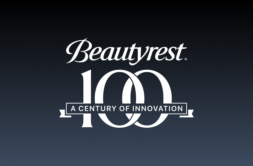 Beautyrest 100 Years Anniversary Logo Design