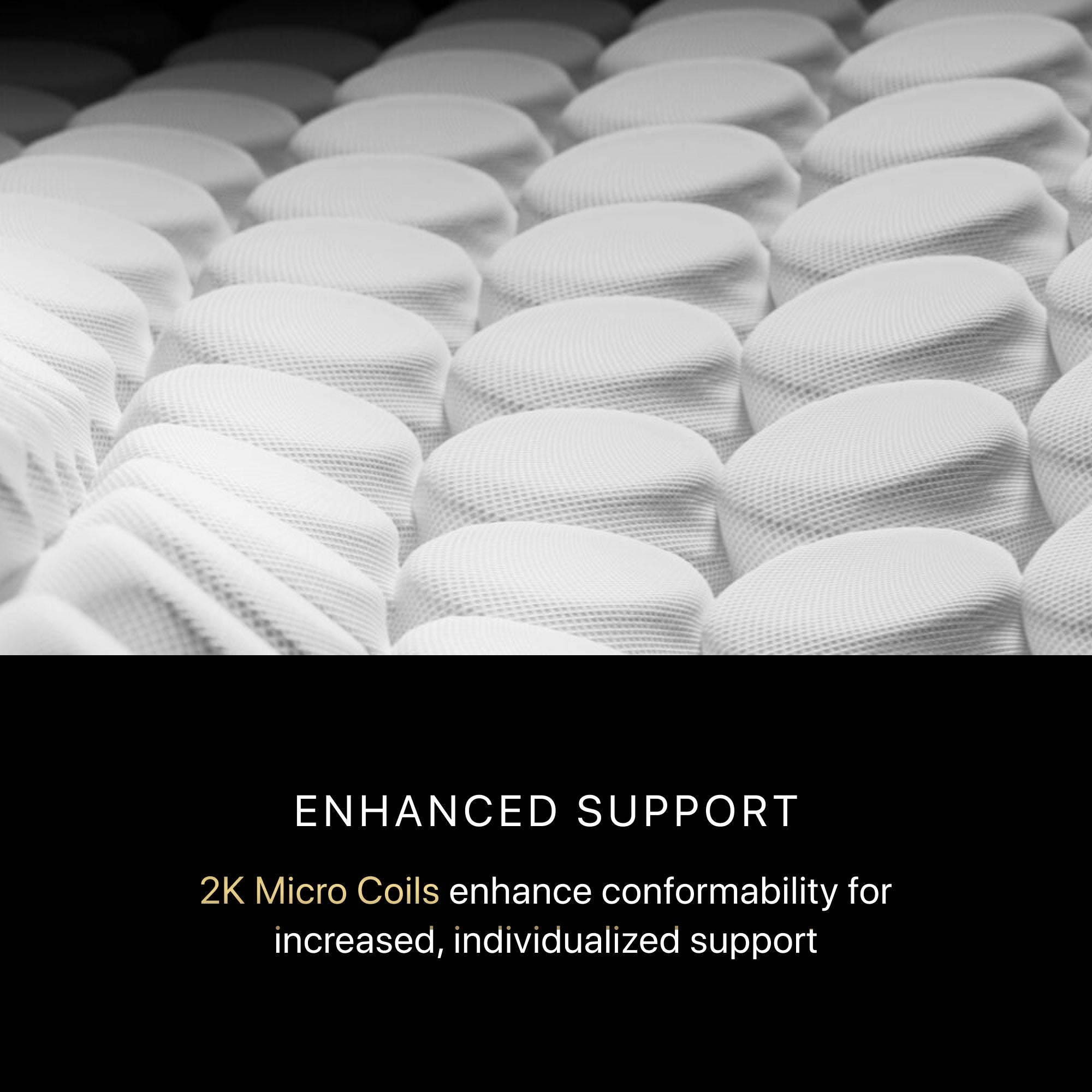 2K Micro Coils inside of the BeautyRest Firm Hybrid mattress || series: Series Three || feel: Firm