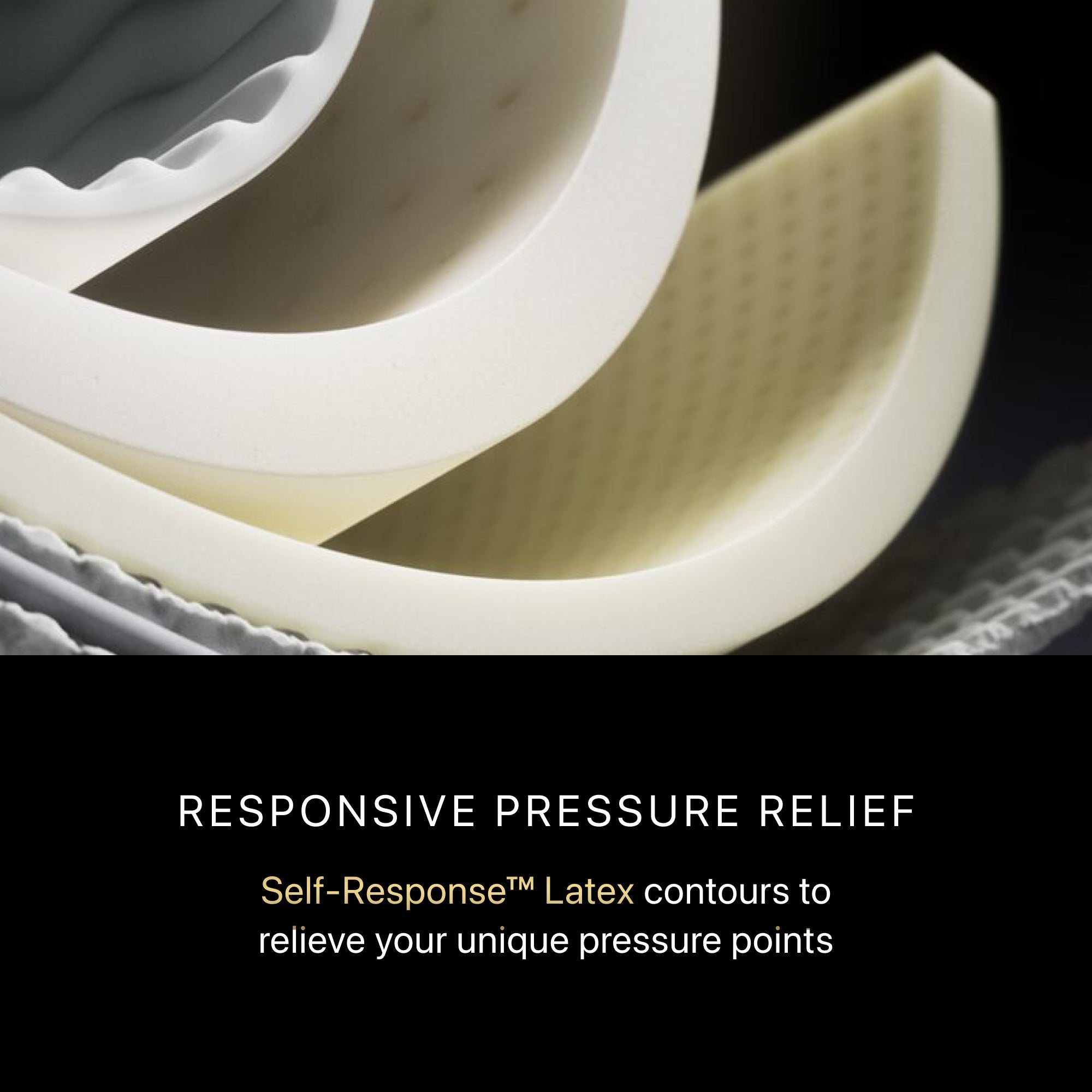Self response latex inside of a BeautyRest Firm Apex Top Hybrid mattress || series: Series Four || feel: Firm Apex Top